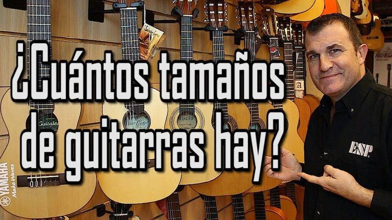 Medidas de guitarra española