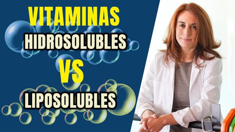 Diferencia entre vitaminas hidrosolubles y liposolubles